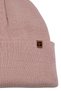 Powder Pink Unisex Basic Beanie Lp Collection Folded Powder Pink Ribbed Knit Classic Beanie - 6
