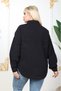 Oversize Gabardine Plus Size Jacket - 4