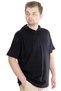Fashion XL Large Size Men's T-Shirt Hooded Short Sleeve 23118 Black - 3
