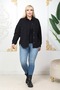 Oversize Gabardine Plus Size Jacket - 7