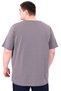 Mode XL Large Size Men's T-Shirt Crew Neck Optimistic U25028 Smoked - 2
