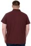 Fashion XL Large Size Men's T-Shirt Polo Sail Boat U25302 Plum - 3