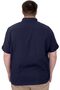 Mode XL Large Size Men's Gabardine Shirt Everyday Essentials U25602 Black - 4