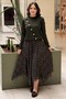 Mercerized Tunic with Cross Button Accessories - 3