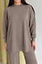Women's Modal Jersey Oversized Modest Tunic Set 4028 - 4