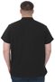Fashion XL Big Size Men's T-Shirt Polo Sail Boat U25302 Black - 3