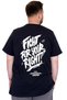 Mode XL Large Size Men's T-Shirt Crew Neck Compaes U25021 Navy Blue - 4