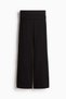 Foldover-waist cotton trousers - 4