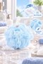 Banlif Ponpon Bath Loofah Blue 30 Gr, Soft Shower Sponge - 2