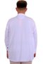 Mode XL Large Size Men's Shirt Apas Collar Long Sleeve Jakar U24381 White - 4