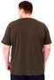 Mode XL Large Size Men's T-Shirt Crew Neck Statue U25027 Khaki - 2