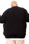Mode XL Large Size Men's Crew Neck Sweatshirt Days U25801 Black - 4