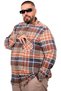 Mode XL Large Size Men's Lumberjack Shirt 25394 Tile - 2