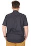 Mode XL Large Size Men's Short Sleeve Judge Collar 20387 Navy Blue - 3
