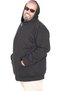 Mode XL Men's Cardigan Kapson Zippered Steel Interlock 21600 Black - 5