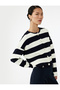 Regular Fit Long Sleeve Crew Neck Knitwear Cardigan - 2