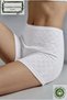 3-Piece Women's White Shorts 100% Cotton High Waist Heart Pointelle Shorts Set - 4