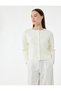 Regular Fit Long Sleeve Crew Neck Knitwear Cardigan