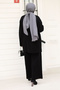 Buttoned stone knit cardigan set tsd240932 black - 7