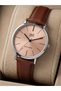 Men's Leather Cord Wristwatch