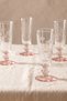 X Bengi Kurtcebe Anneanne Sofraları Set of 4 Hand Decorated Cut Glass Coffee Side Cups 180 Cc - 5
