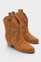 Women's Grant Short Cowboy Boots - Tan Suede
