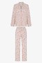 Ecru Blush Garden Floral Long Sleeve Shirt Pants Pajama Set - 5