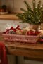 Christmas Cardboard Bowl with Snowman and Deer Pattern - 4