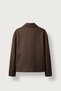 Men's Relax Fit Premium Melton Jacket Coat Brown - 7