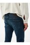 Normal Waist Cotton Slim Fit Jean Trousers - Brad Jean - 3