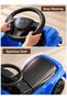 Roviq Kids Jeep Push Car with Music, LED Lights, Backrest, Wheels - Toddler Ride-on Toy (Blue) - 5