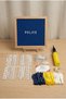 Police Themed Birthday Decoration Classic Set Dark Blue Felt Letter Board Stand Balloon Chain Hand Pump Police Set - 3