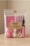 Strawberry Themed 1St Birthday Decoration Classic Set Pink Felt Letter Board Stand Balloon Chain Sweet Corner Set - 4