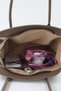 Suede Shoulder Bag – Zippered, Lined, Stylish Everyday Model + Scarf Gift - 5