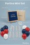 Sailor Themed Birthday Decoration Mini Set Dark Blue Felt Letter Board Stand Balloon Chain Captain Concept - 2