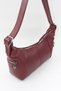 Genuine Leather Women's Shoulder Bag – Pisa Model Burgundy |   Real Leather, Stylish and Everyday Use 12×32×17 cm - 2