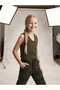 Girl's Cashmere Vest and Houndstooth Patterned Trousers 2-Piece Set - 3