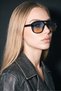 Leah Black Blue Orange Sunglasses - 2