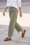Women's Oval Toe Genuine Leather Lace-Up Moccasin Drawstring Loafer Casual Shoes Rudez Toprak Suede - 2