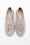 Women's Genuine Leather Loafers Daily Shoes Suma Beige Suede - 7