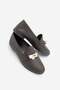 Women's Loafer Genuine Leather Buckle Moccasin Casual Shoes Nador Brown - 3