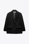 Premium Kybele Oversize Double-Breasted Woven Jacket - 3