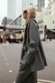 Premium Kybele Oversize Double-Breasted Woven Jacket - 3