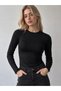 Set of 3 95% Cotton Crew Neck Sweatproof Breathable Long Sleeve Bodysuits - 2