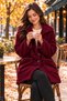 En Welsoft Women's Coat Soft Warm Buttoned - 3