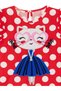 Cat Girl's Dress Poplin Red Polka Dot Summer Poplin Dress - 5