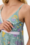 Mint Green Mama Blossom Openwork Patterned Lace Nightgown - 4