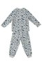 Super Dino Baby Boy Gray Pajama Set - 4