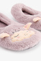 Lila Sleepy Sheep Slogan Patterned Booties - 2