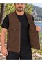 Summer-Spring 4 Zippered 2 Side Pocket Hunter-Work Vest - 3